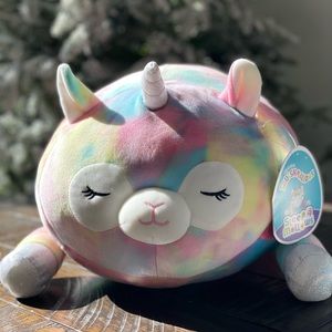 17” llama unicorn sleepamallows squishmallows heart kellytoy squishmallow